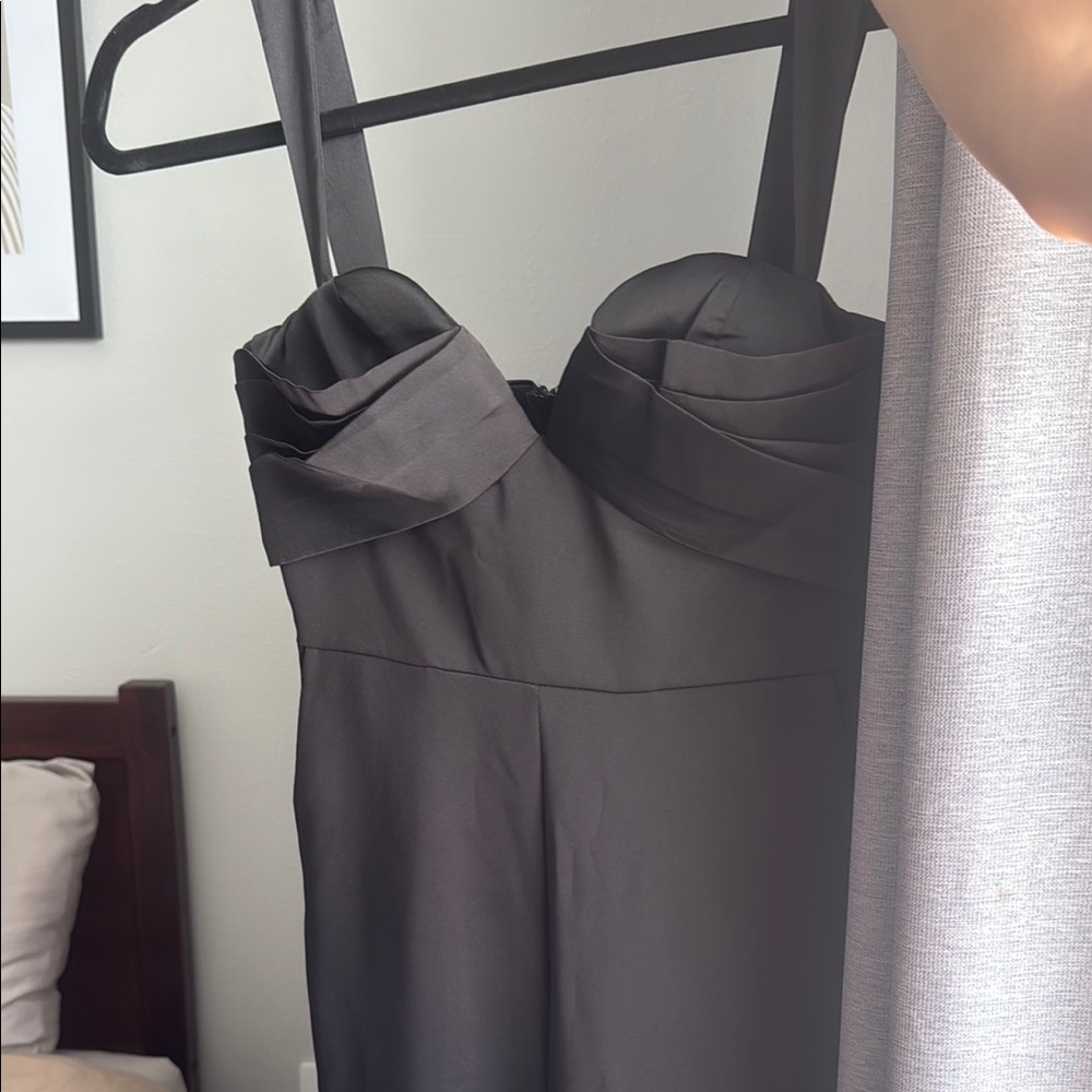 Elegant Black Strapless Jumpsuit